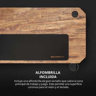 MESA DE ESCRITORIO DRIFT DZ175 120CM ALFOM WOOD