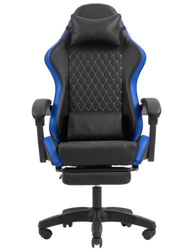 Silla Mars Gaming MGC-X Negro y Azul - Dise&ntilde;o racing, respaldo, altura y reposabrazos ajustables