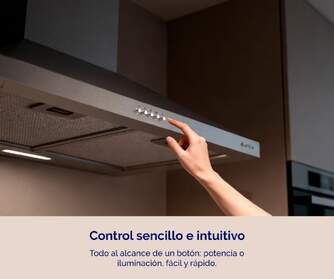 CAMPANA ARTICA APYRAM90BI 90CM B INOX