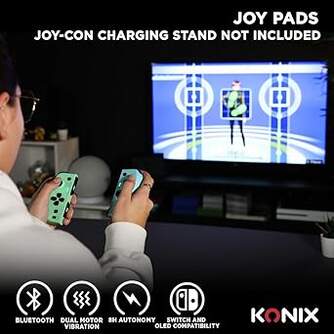 MANDOS KONIX NINTENDO SWITCH VERDE/AZUL