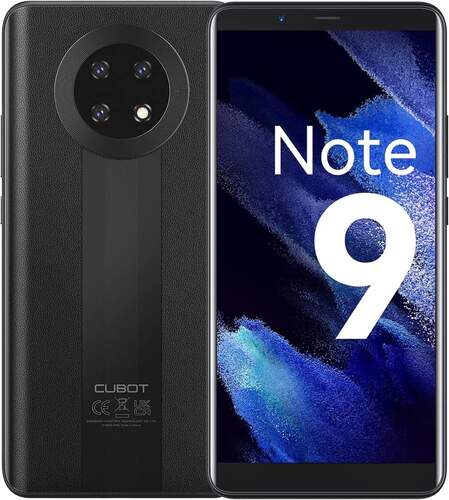 Cubot Note 9 3/32GB Negro - 5.99", Triple Cámara 16Mpx, Dual Sim, 5900mAh, Android 11