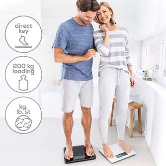 BASCULA BEURER GS410 NEGRA VIDRIO 200K GRAN LCD