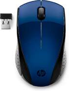 Rat&oacute;n HP 220S inal&aacute;mbrico azul - Microrreceptor RF inal&aacute;mbrico USB Tipo A, 3 botones