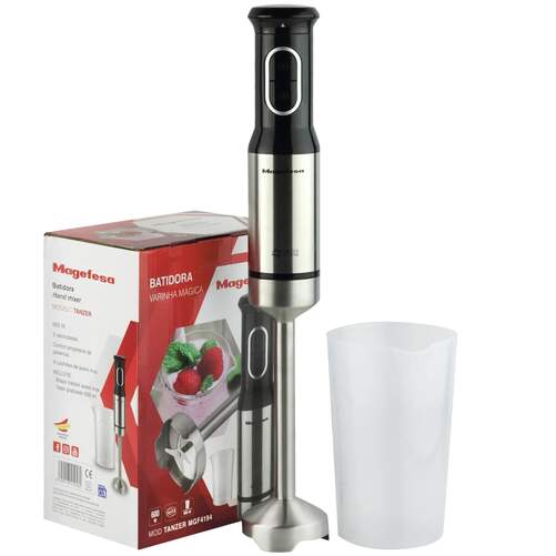 Batidora Magefesa Tanzer MGF4194 - 600W, 4 cuchillas acero inox, vaso medidor 600 ml