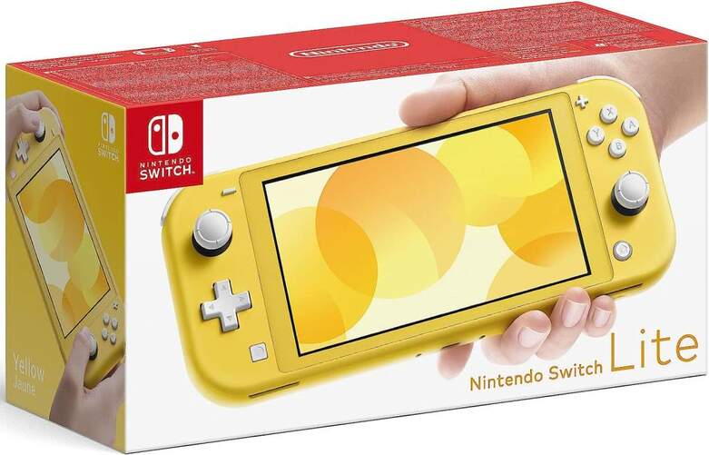 Nintendo Switch Lite Amarillo - 5.5", 32GB, Wifi, BT 4.4, USB-C