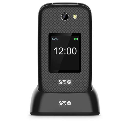 Teléfono Móvil SPC Harmony 2 - Pantalla de 2,8", teclas grandes, 9 días de autonomía y base de carga
