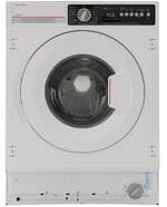 Lavadora Integrable Sharp ESNIB814BWNAES - 8 kg, 1400 rpm, Clase A, 15 programas