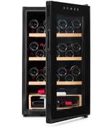Vinoteca Vinobox V48Pro - 63 litros para 48 botellas, Clase G, 3 estantes, 5-18&ordm;C, 42 dB