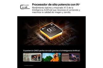 TV LG 55%%%quot; 55QNED87T6B UHD QDOT NANOCELL ALFA8 120H