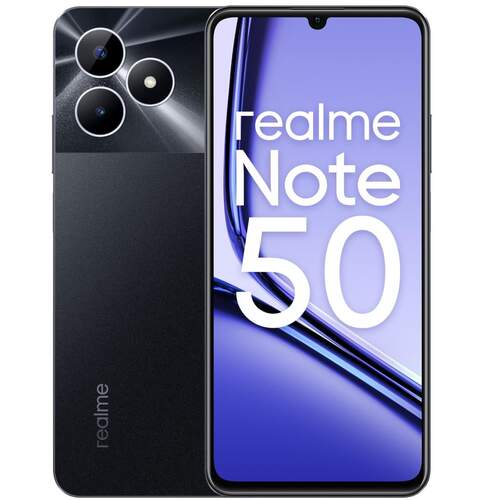Realme Note 50 - 4/128 GB, Pantalla 6,74", Negro