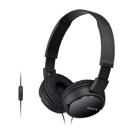 Auriculares Sony MDR-ZX110 Negro - 12Hz - 22kHz, Diafragma 30mm, Micro