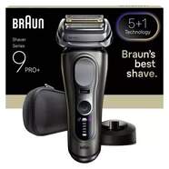 Afeitadora Braun 9615S Serie9 Por+ - Autonom&iacute;a 60 Min, Wet&Dry, Inox, Negro