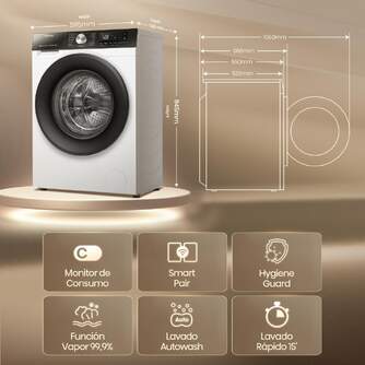 LVD. HISENSE WF3M841BWIES 8K INTEGRABLE