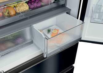 FRI. HAIER HFKR7819DNGB 190x83 4P NF CRISTAL NEGRO