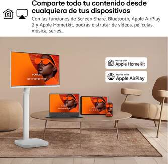 MONITOR LG 32%%%quot; 32U721SAW W SWING 4K MANDO SOPORTE