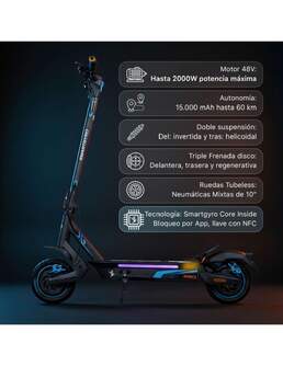 PATIN ELECTRICO SMARTGYRO K5 PRO 10%%%quot; 900W