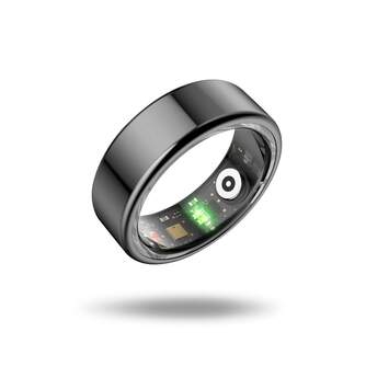 SMARTRING KSIX SATURN NEGRO M TALLA 10 19,8 mm
