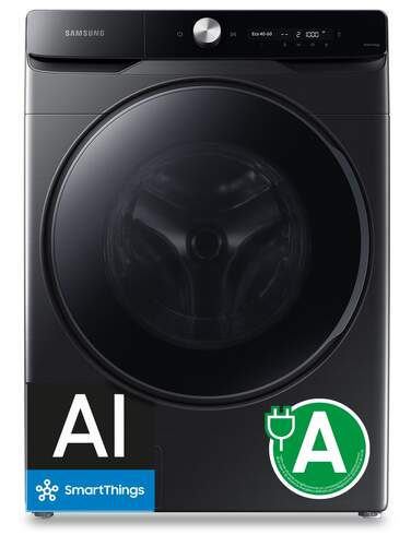 Lavadora Samsung WF20DG8650BVU3 - 20 kg, 1000 rpm, Clase A, Display, Negro