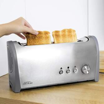 TOST. CECOTEC 03036 1R LARGA INOX 1000W AG