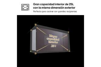 MICR. LG MGBZ2593F 25L 900W GRILL INOX INT