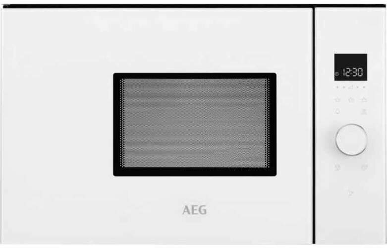 Microondas Integrable AEG MBB1756SEW Blanco - 800W, 17 Litros, 5 Potencias, 3 Funciones
