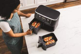 FREIDORA AIRE NINJA AF400EU DOBLE 9,5L 4,75LX2 DIG