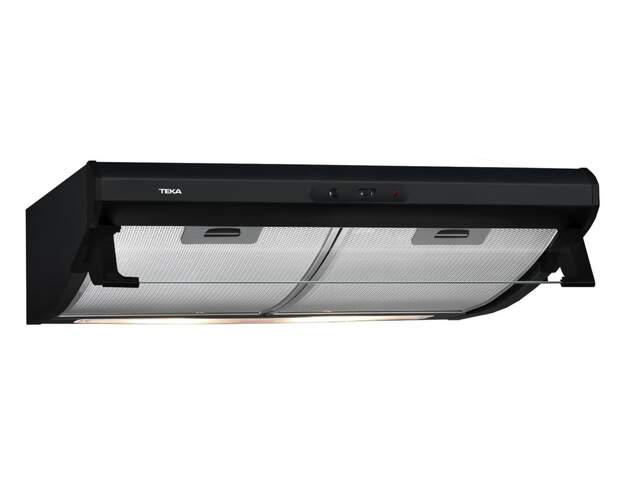 Campana extractora Teka C6420BK - 60cm, 3 Velocidades, Extracción máx 353m3/h, Negra