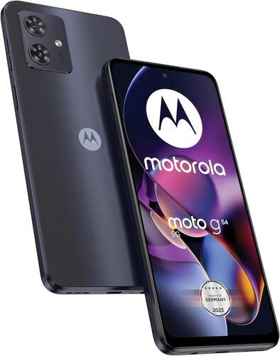 Motorola G54 5G - 12/256 GB, 6,5", Azul, MediaTek Dimensity 7020, Cámara 50 Mpx