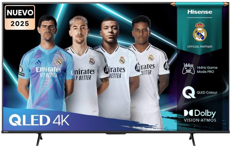 TV Hisense 75" QLED 75E7Q Pro - 4K Ultra HD, Smart TV, 144 Hz, 30 W RMS, HDR10+
