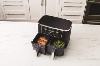 FREIDORA AIRE NINJA AF400EU DOBLE 9,5L 4,75LX2 DIG