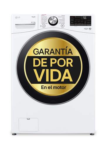 Lavadora LG F0P3CYV2W - 20 kg, 1000 rpm, Clase B, Detección de Carga y Tejido, Vapor, Blanco