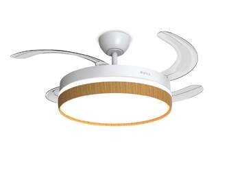 VENTILADOR TECHO RET ARTICA AVTECHR72BM BCO MD 72W