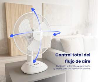 VENTILADOR SOBREMESA ARTICA AVS45W16B 45W 40CM BCO