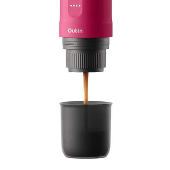 CAFET. OUTIN ESPRESSO PORTATIL ROSA 12V NESPRESSO
