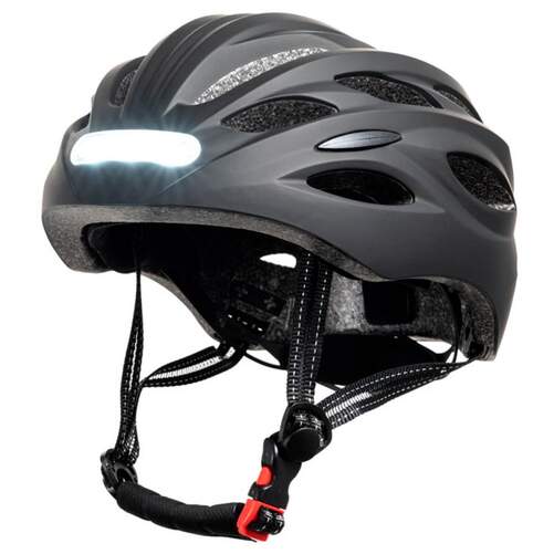 Casco MTB Youin MA1017 - LED Luz Fontral + Trasera, Talla L (Circunferencia 58-61cm)