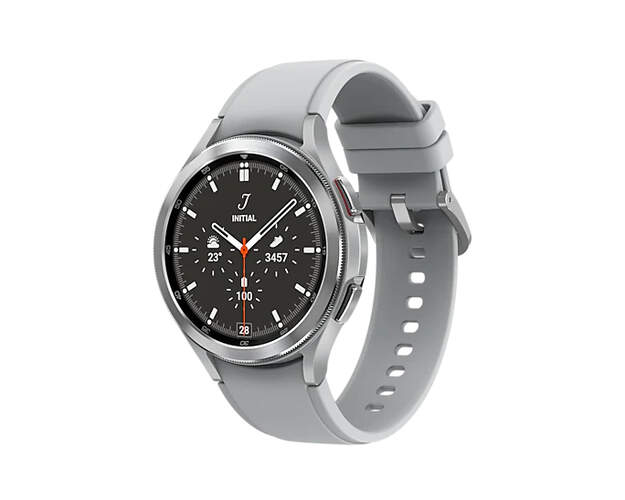 Samsung Galaxy Watch 4 46mm Classic Silver - 1.4", Exynos W920 1.18GHz, 1.5+16GB, Android, Bluetooth