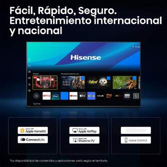 TV HISENSE 50%%%quot; 50A6S UHD SMART TV DOLBYVISION DTSX