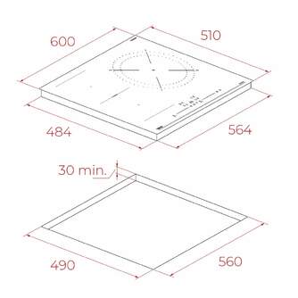 ENCIM. TEKA IBF63215SSMBK 3F FLEX IND 112520061