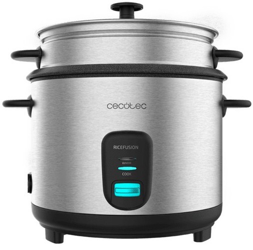 Arrocera Cecotec RiceFusion 7000 - 700 W, 1,8 L, 10 Raciones, Inox
