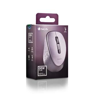 RATON NGS WIRELESS DEW LILAC SILENCIOSO 2.4GHZ