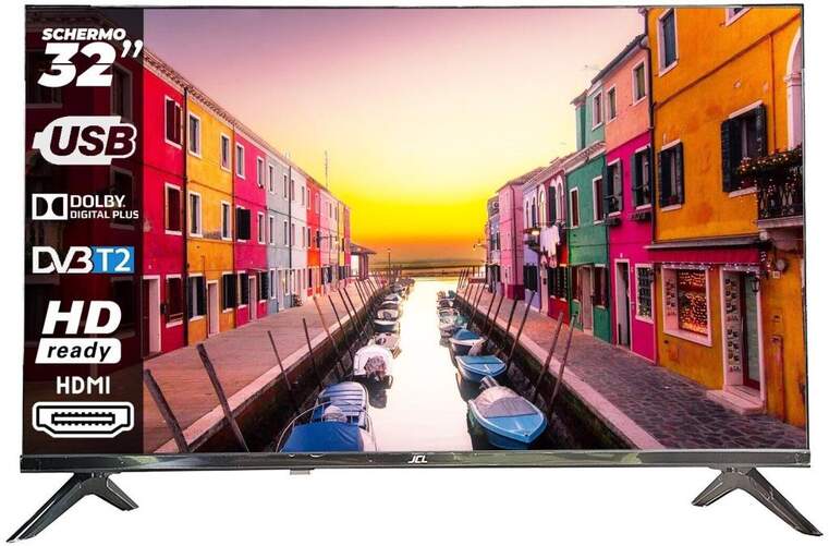 TV 32" JCL 32HDDTV2023 - HD Ready, LED, 60 Hz, HDMI