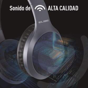 AURICULARES ELBE ABTA10G DIADEMA MICROF ANC GRIS