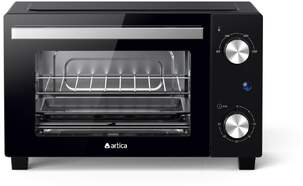 Horno de sobremesa Artica FLOWBAKE - 10L 800W, Temporizador, Puerta Doble Cristal