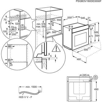HORNO AEG BPE555320M, INOX ANTIHUELLAS,