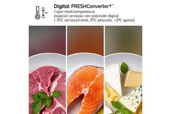 FRICOM. LG GBBS524DPY 203x60 INOX