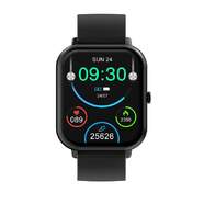 Smartwatch DCU Curved Glass Pro -  15 h autonom&iacute;a, Bluetooth 5,1, Negro