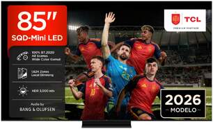 TV TCL 85" SQDMINILED 85C7L - UHD,  GOOGLETV, 144 Hz, B&O