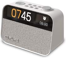 Reloj despertador Pure Moment Blanco - Bluetooth 5.3, Radio FM, Dab+, Luz Nocturna