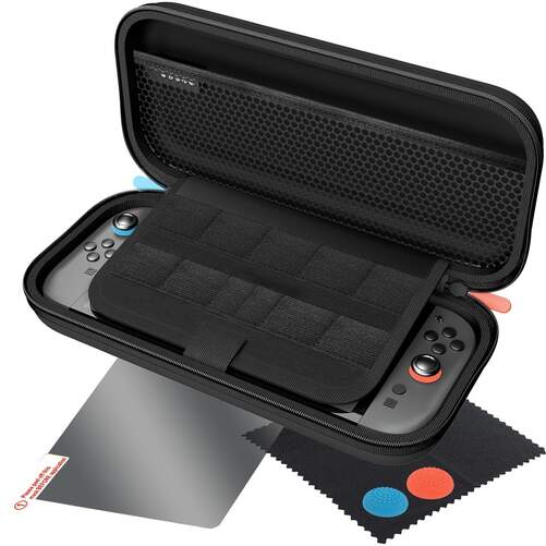 Pack de viaje con funda, protector y grips Blackfire - Compatible con Switch 2