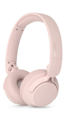 Auriculares Diadema Philips TAH4000PK/00 - Bluetooth 6.0, 70 h autonom&iacute;a, 20-20000Hz, rosa